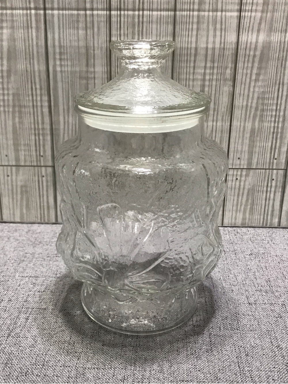 Vintage Anchor Hocking glass Canister